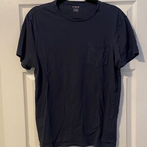 J. Crew Men's Dark Blue Short Sleeve Tee